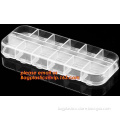 Adjustable Plastic Storage Box For Nail Art Design Decoration, Creative multi-function plastic storage box cosmetics cases, jewe